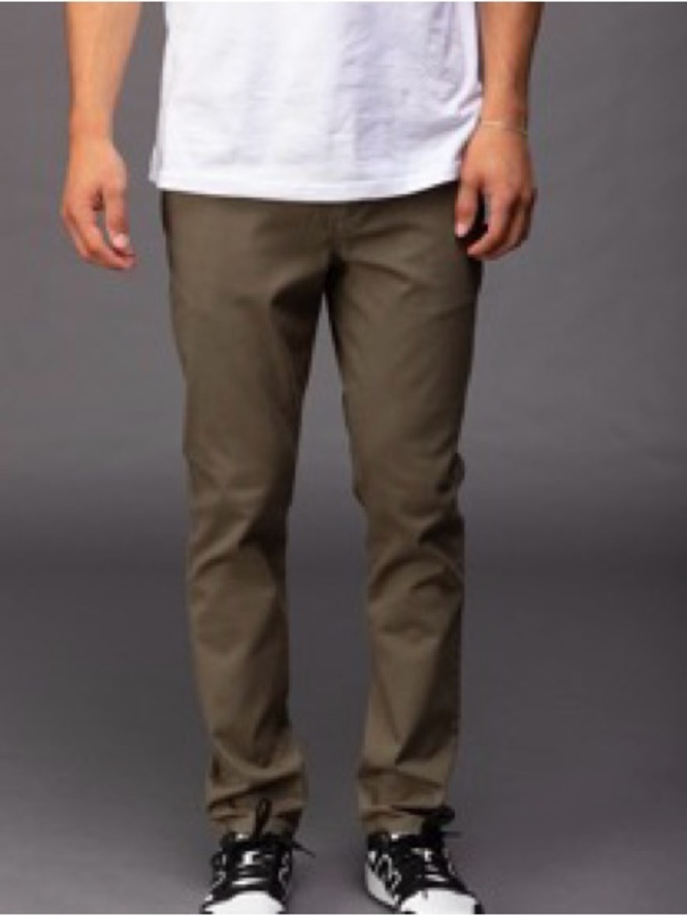 RSQ Men’s Slim Taper Chinos Army green